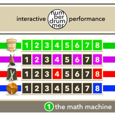 The Math Machine | Number Drummer Live 1