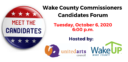 Wake Co. Commissioners Candidates Forum