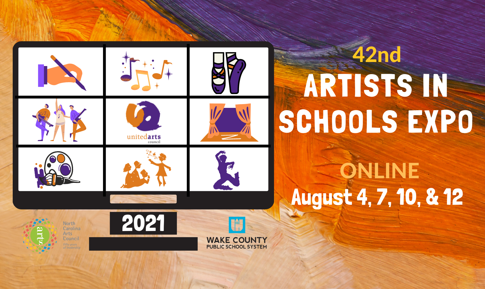 Artists in Schools Exp August 4, 7, 10 and 12