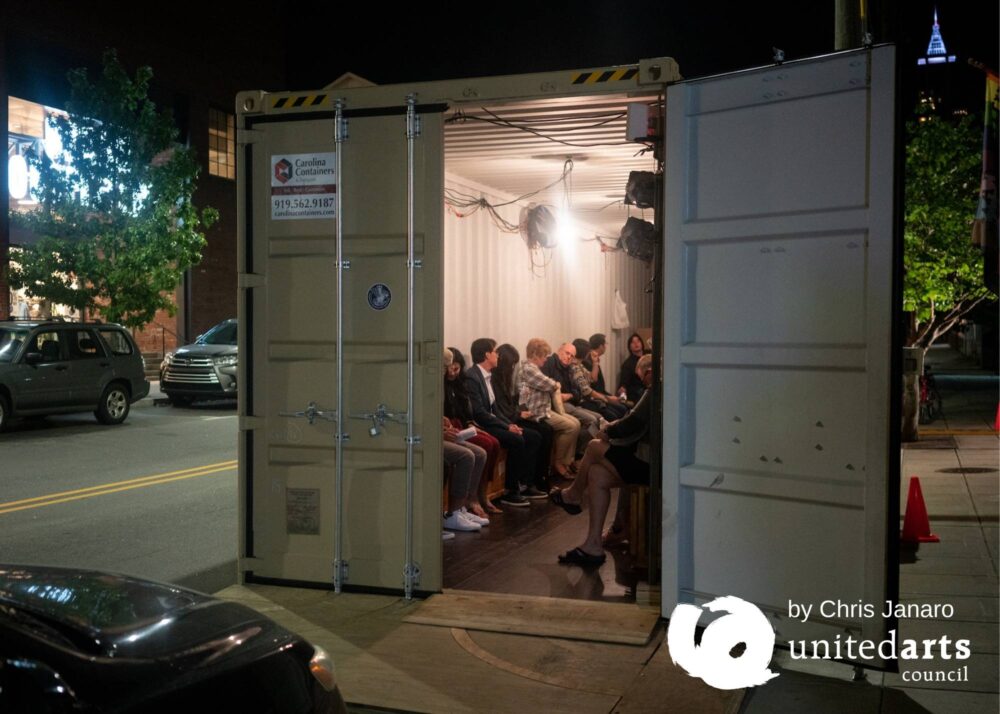 “The Container” produced by Burning Coal Theatre Company* in collaboration with CAM Raleigh* Raleigh, October 1, 2019