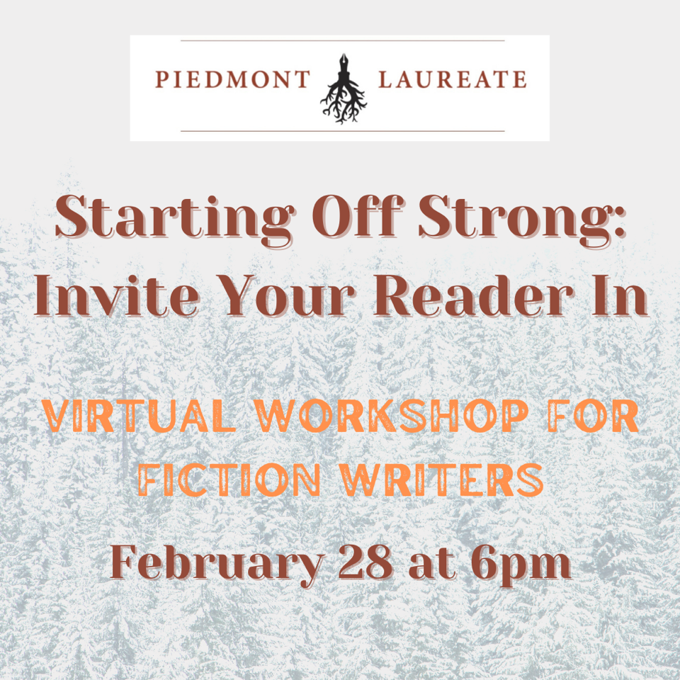 Starting Off Strong Fiction Writer Workshop on 2/28