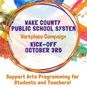 Wake County Workplace Campaign begins October 3rd