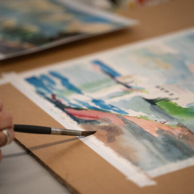Painting en Plein Air at Latta University Historic Park
