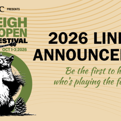 Raleigh Wide Open Lineup Announcement … Live!