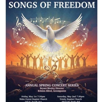 Northeast Piedmont Chorale Spring Concert “Songs of Freedom”